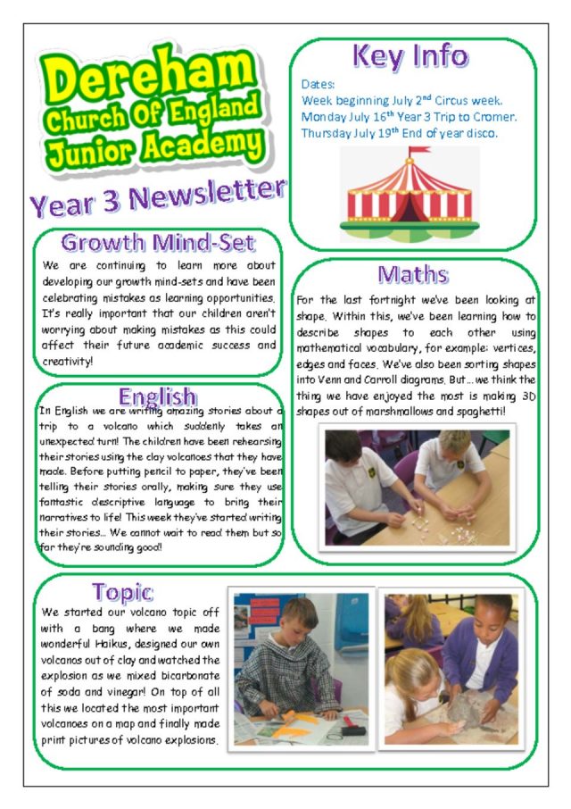 thumbnail of Yr 3 Newsletter