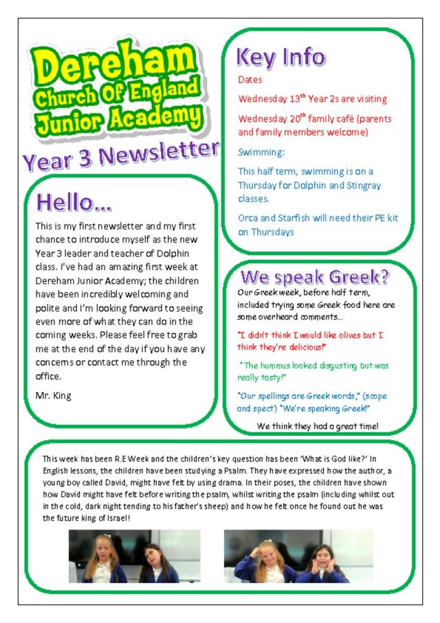 thumbnail of Yr 3 Newsletter 11.06.18