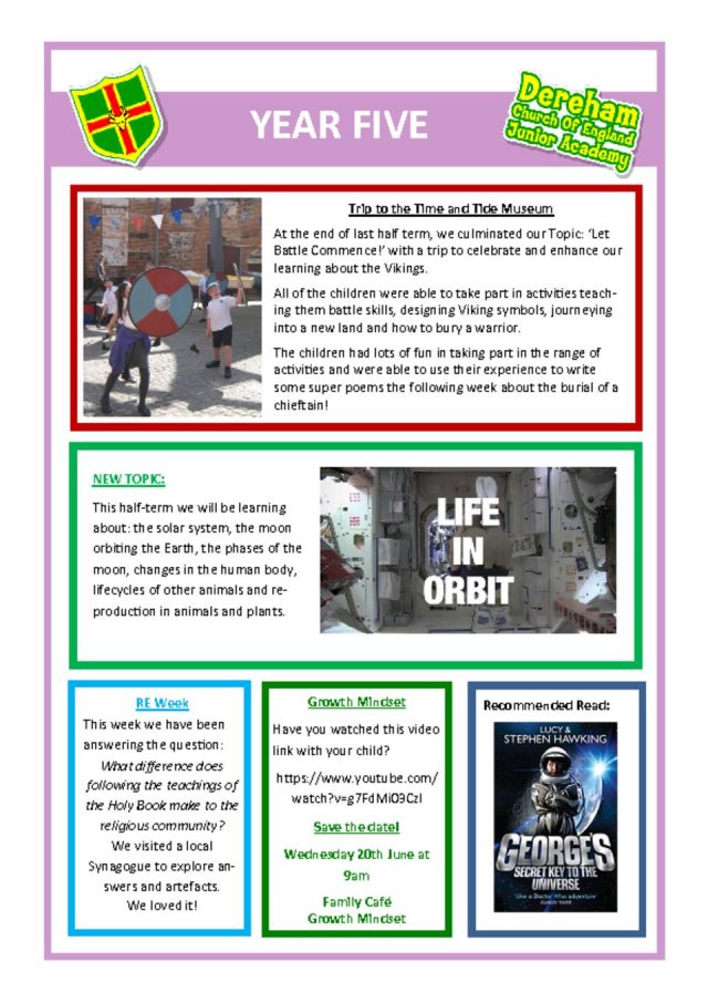 thumbnail of Yr 5 Newsletter 11.06.18