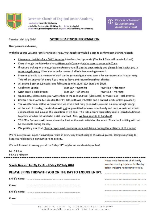 thumbnail of Sports Day Letter 2