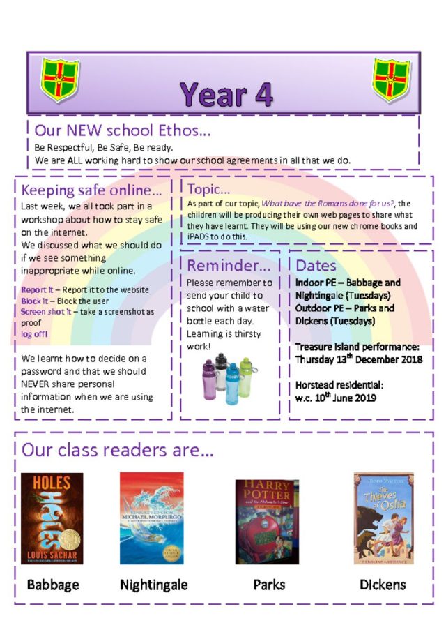 thumbnail of year 4 newsletter