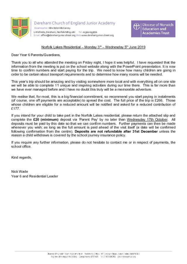 thumbnail of Norfolk Lakes Resi Letter 2 – Deposit