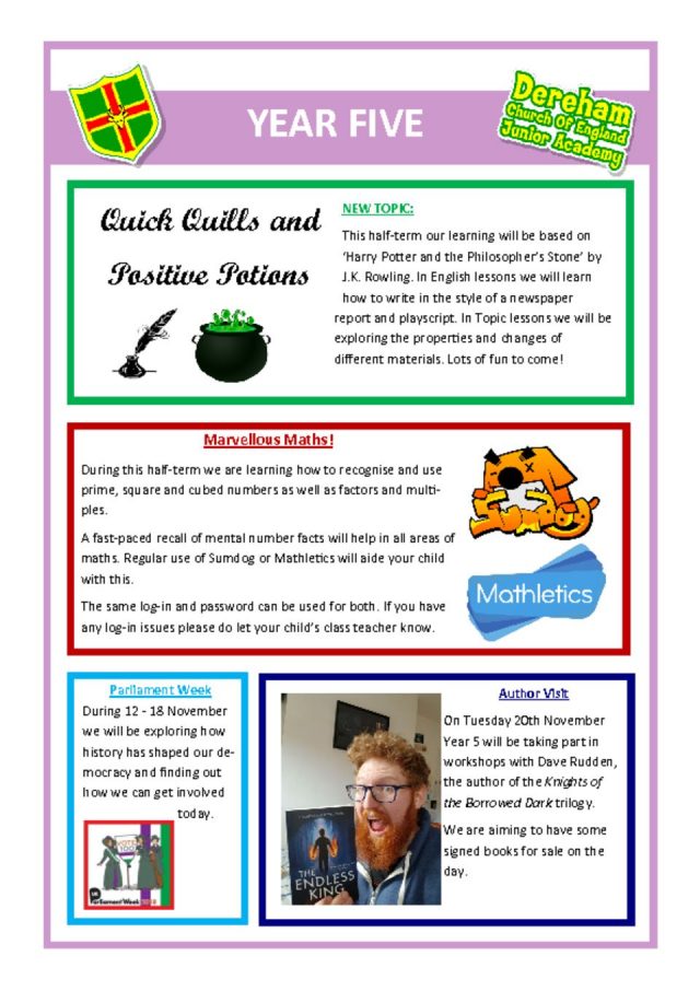 thumbnail of Year 5 Newsletter 12.11.18