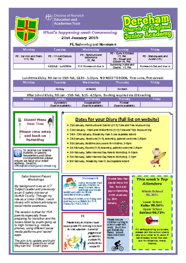 thumbnail of Weekly Bulletin 21.01.19