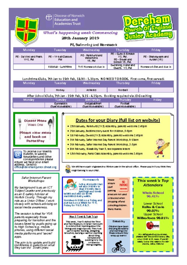 thumbnail of Weekly Bulletin 28.01.19