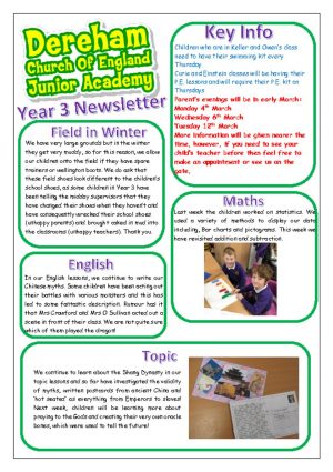 thumbnail of Year 3 Newsletter 21.01.19