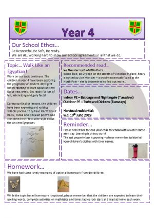 thumbnail of Year 4 Newsletter 21.01.19