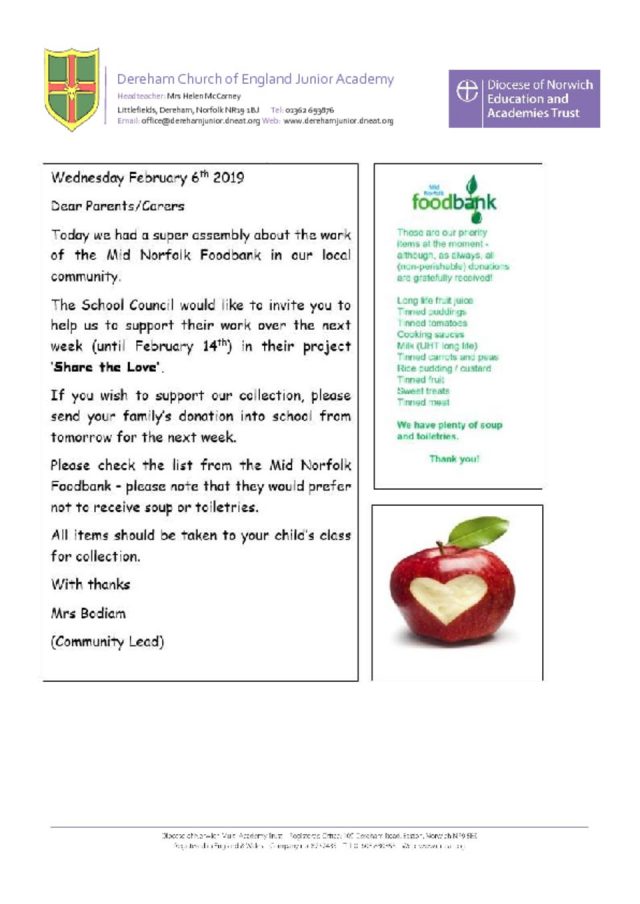 thumbnail of Food bank letter 07.02.19