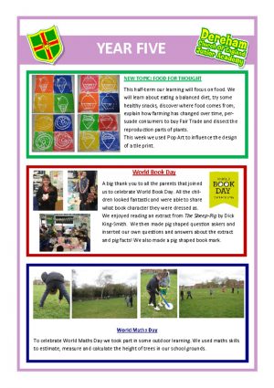 thumbnail of Year 5 Newsletter 10.03.19