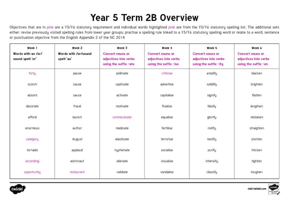 thumbnail of Year 5 Term 2B Overview