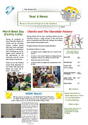 thumbnail of Year 6 Newsletter 10.03.19