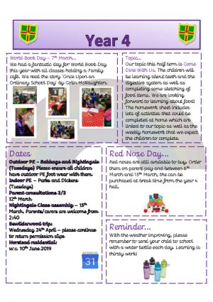 thumbnail of Yr 4 Newsletter 10.03.19