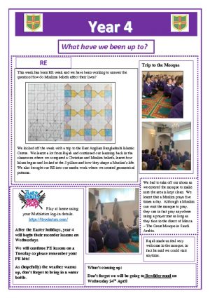 thumbnail of Yr 4 Newsletter 23.04.19