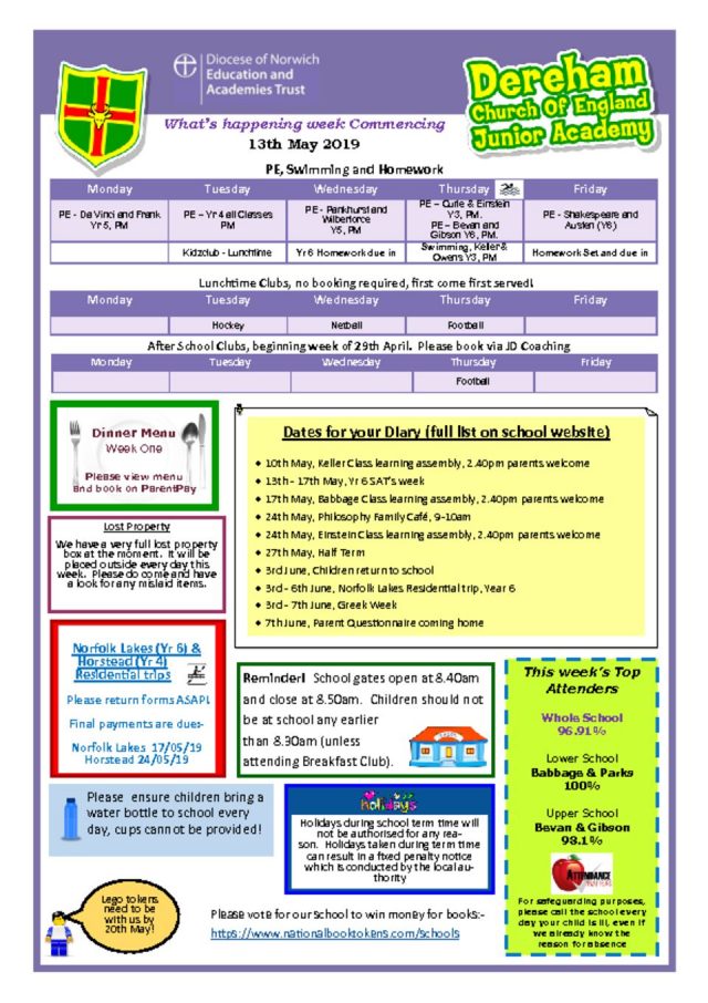 thumbnail of Weekly Bulletin 13.05.19