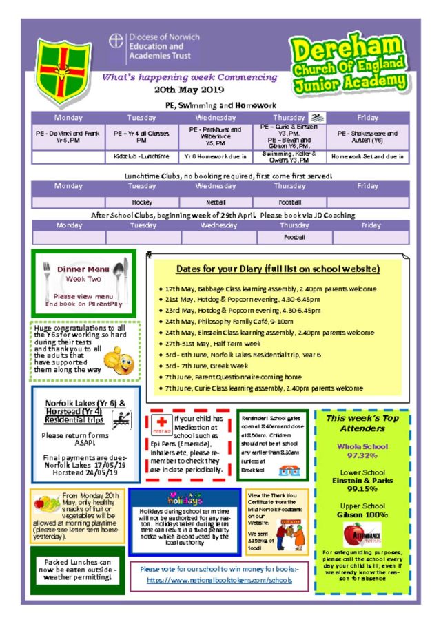 thumbnail of Weekly Bulletin 20.05.19