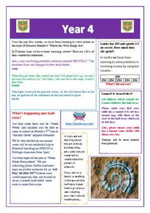 thumbnail of Yr 4 Newsletter