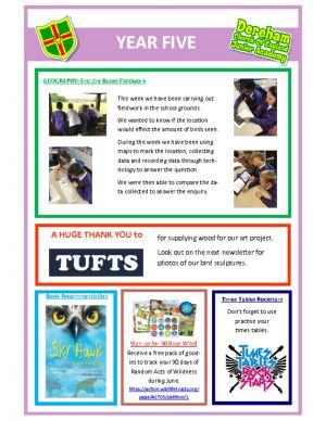 thumbnail of Yr 5 Newsletter