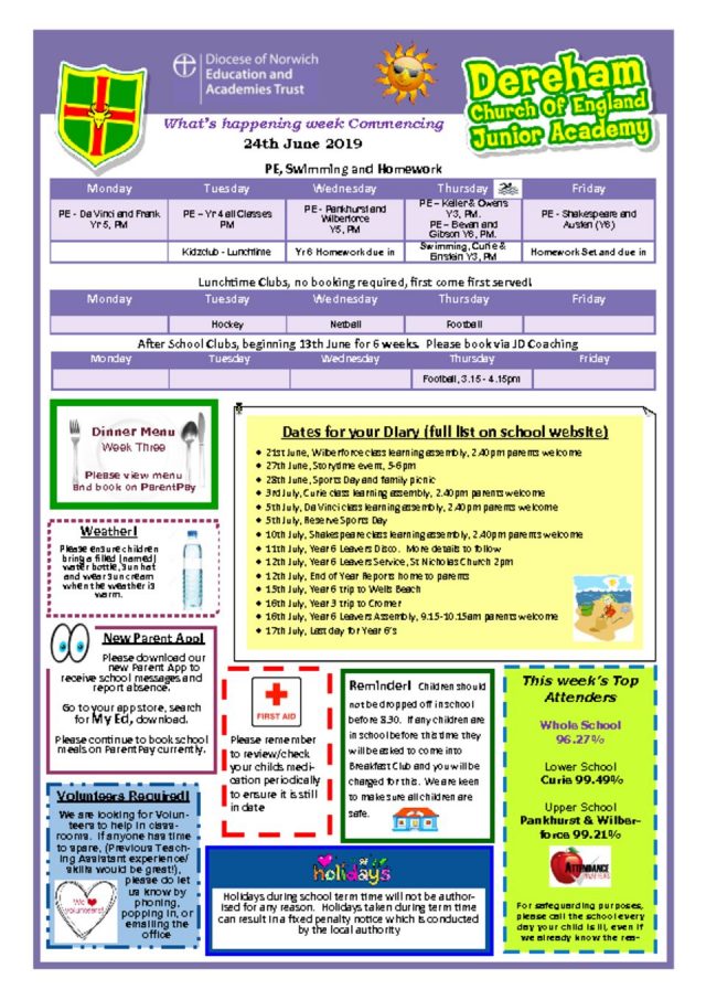 thumbnail of Weekly Bulletin 24.06.19