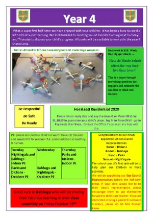 thumbnail of Yr 4 Newsletter